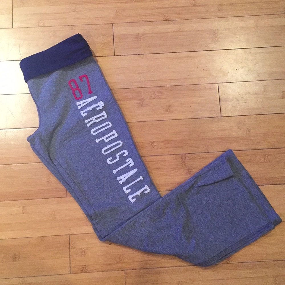 Grey Aeropostale Yoga Pants